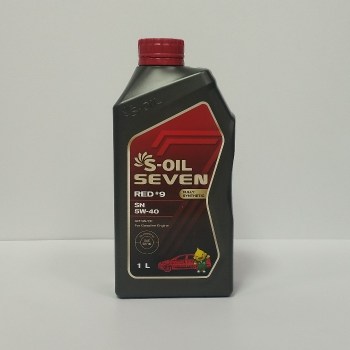 S-oil red9 SN 5w40 1л